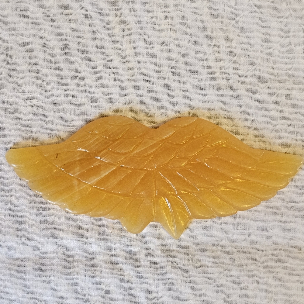 Orange Calcite Crystal Angel Wings